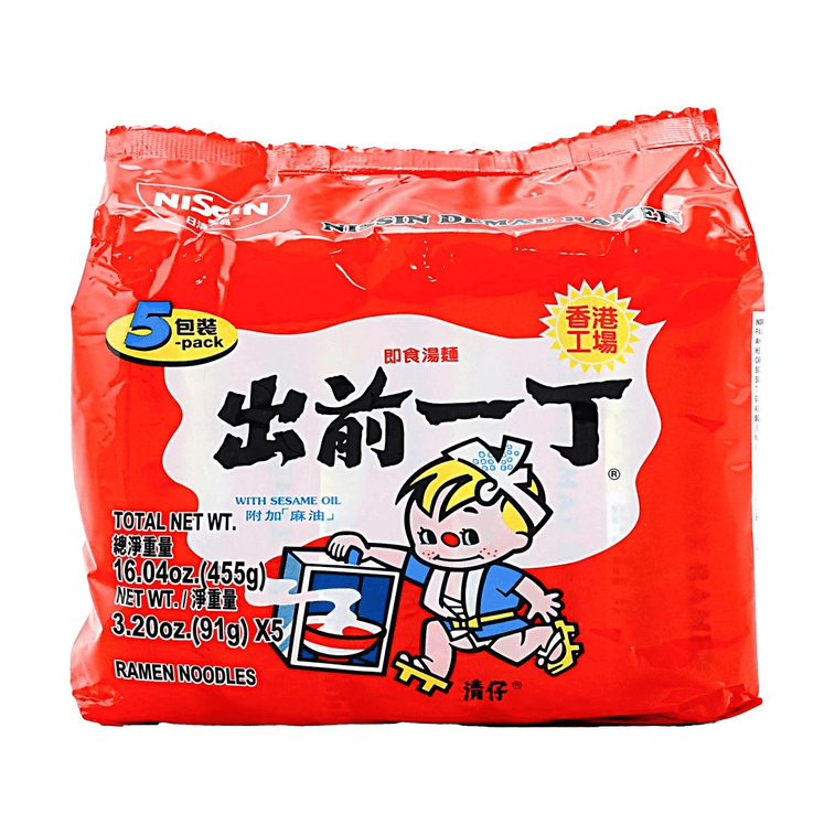 Demae Iccho Ramen - Instant Noodles , Sesame Oil Flavor , 5 Pack , 16.04 oz 4