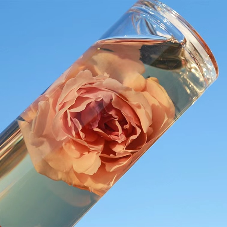フラワーウィッシュ - カップ1杯につき一輪の花：雲南産フリーズドライ大輪バラ茶、濃い赤色、シーズン初収穫。美と滋養。数量限定。32g（約20±3輪）。 8