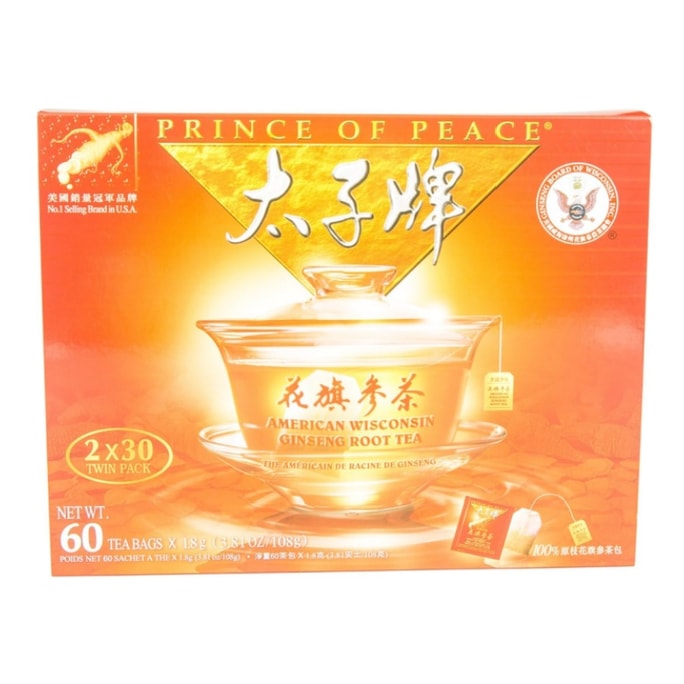 American Ginseng Root Tea 60 tea bags