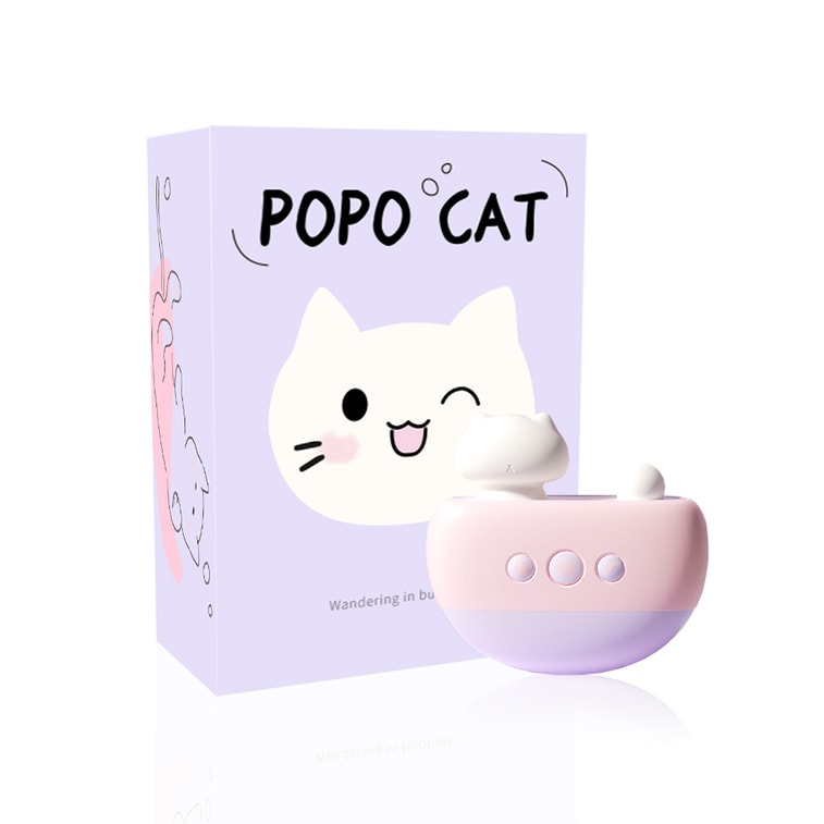 【Top 3 des ventes aux États-Unis】POPOCAT Jouet d'aspiration révolutionnaire Nouvelle version populaire pour adultes femmes avec vibromasseur et pince à mamelon, jouets pour adultes, œufs de vibration pour femmes, application, rose 4