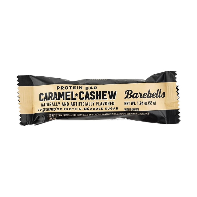 BAREBELLS 蛋白棒 焦糖腰果味 55g
