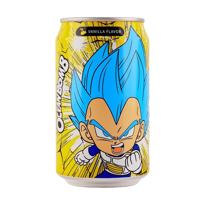 Dragon Ball Sparkling Water - Vanilla Flavor, 11.15fl oz