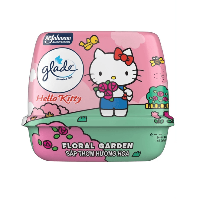 Room Air Freshener Hello Kitty Scented Gel - Floral Garden Limited Edition 180g