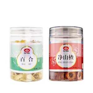 中国以岭 山楂百合 养阴清肺、益气安神 百合120g*1 + 山楂 70g*1