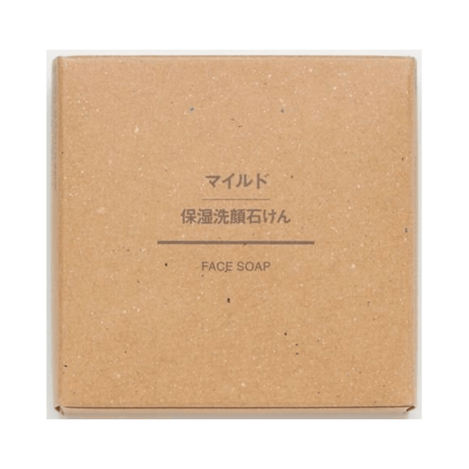 【日本直邮】日本 MUJI 无印良品 温和保湿洁面香皂 80g
