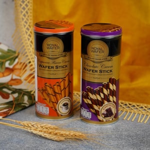 Royal Wafer Stick With Cappuccino Cream, 4.4 oz【Thailand Trendy】