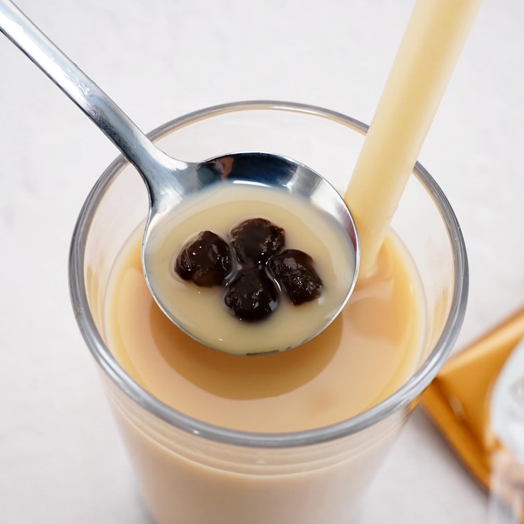 Charcoal Roasted Boba Pearl Milk Tea, 7.41 oz 3