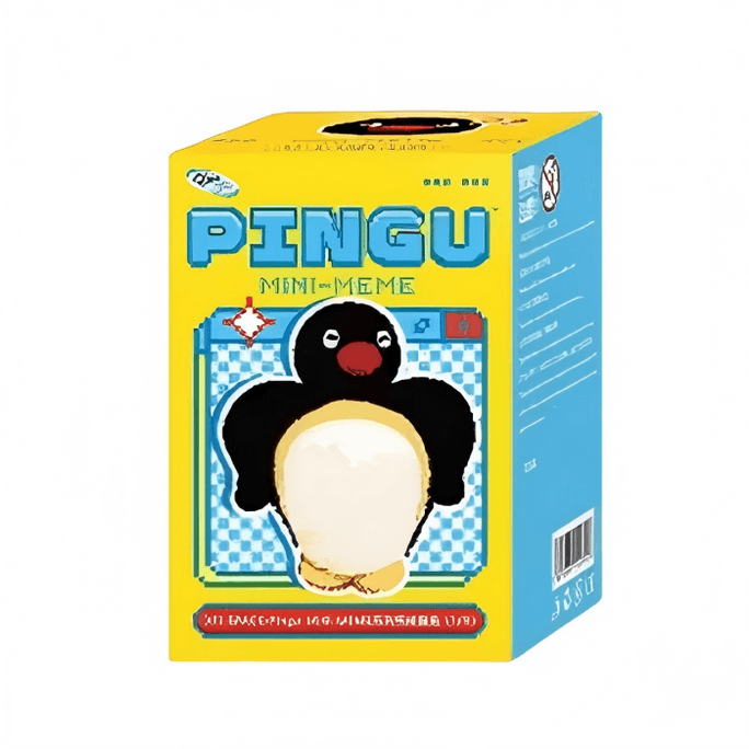 【中國直郵】 東方甄選 Pingu MINI MEME系列毛絨盲盒 可愛企鵝表情包 解壓治癒 魔性搞怪 隨機盲盒 1個