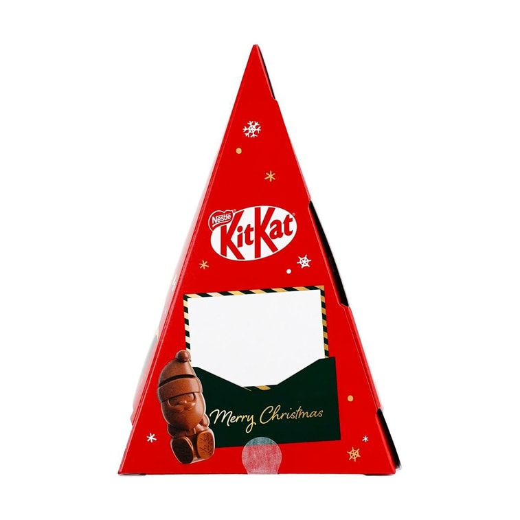 킷캣 크리스마스 산타 트리 선물 상자, 초콜릿 웨이퍼 비스킷, 8개입 [한정판] 6