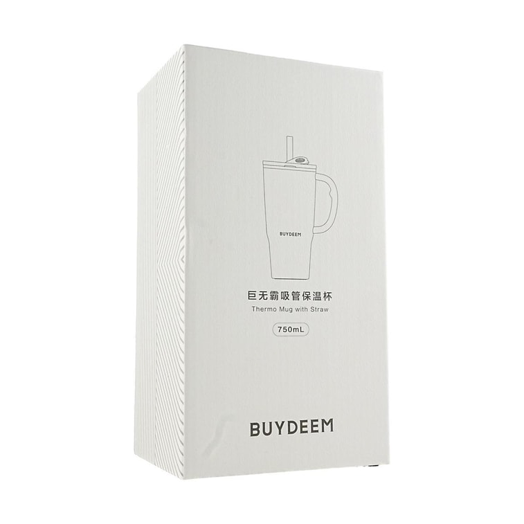 BUYDEEM北鼎 巨无霸吸管保温杯子 大容量水杯 750ml 小鹅黄 DS57 7