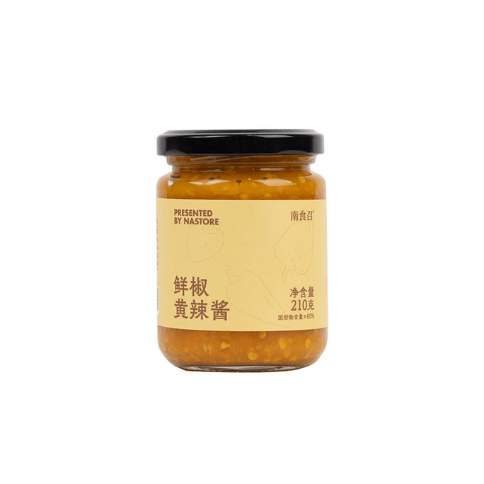 Fresh Chili Yellow Hot Sauce 210g*1 Bottl