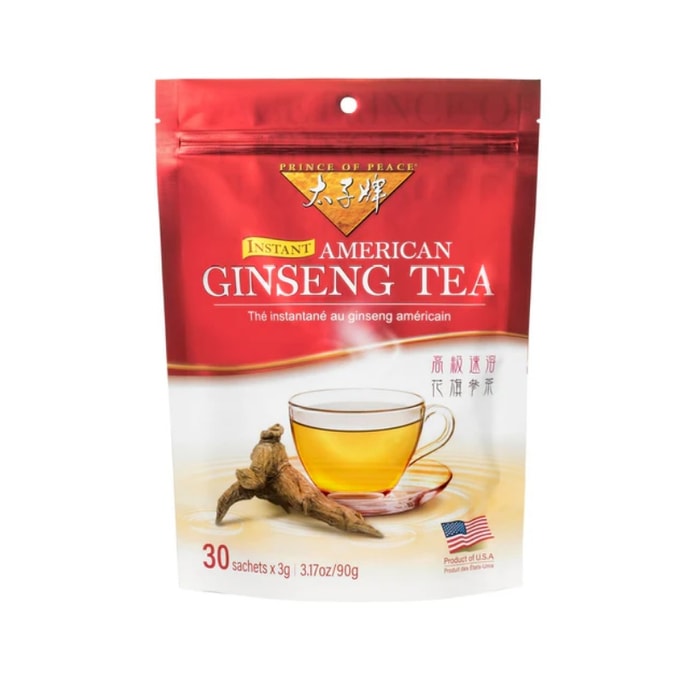 美国 太子牌 速溶花旗参茶 30包