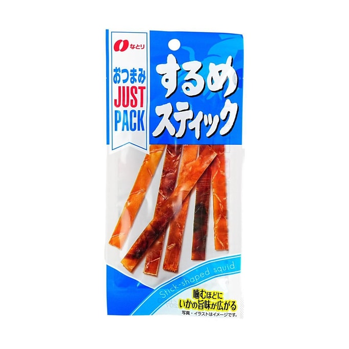 Just Pack Surume Stick Dried Squid Stick, 0.32 oz【Drunk Snacks】
