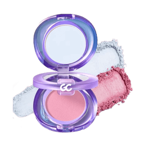 GIRLS CRUSH 雙色盤一盤多用 膨脹色氛圍色雙開門腮紅腮紅腮藍 #01 心癢藍莓 啞光 膨脹雙色 改善扁平輪廓高手【HOT】