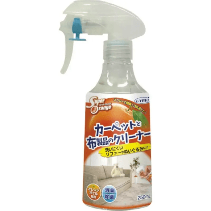 【Livraison directe du Japon】 Japon UYEKI Nettoyant pour tapis et tissus à l'huile d'orange 250ml