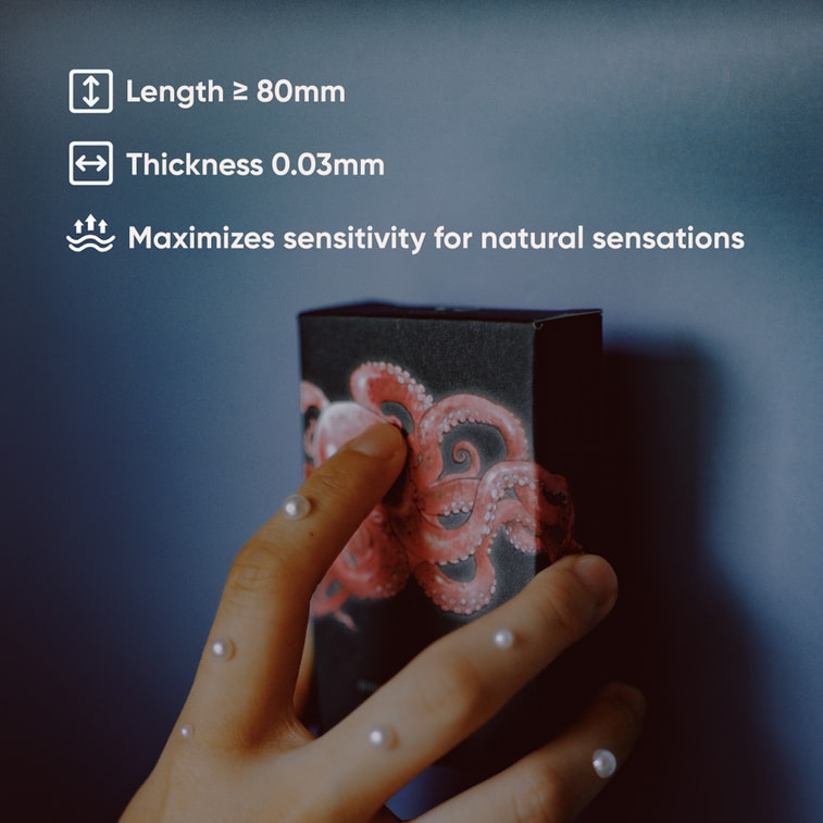 SAPPHOFROMLESBOS 싱귤래리티 핑거 슬리브 (히알루론산 윤활제 함유), 성인 여성용 섹스 토이, 레즈비언 발렌타인데이 필수품, 1박스 (12개입) 6