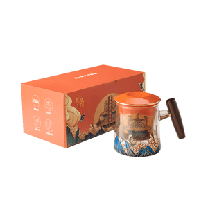 Newly Released Palace Museum Star Time Tea Water Separation Cup Color Box Edition 440ml