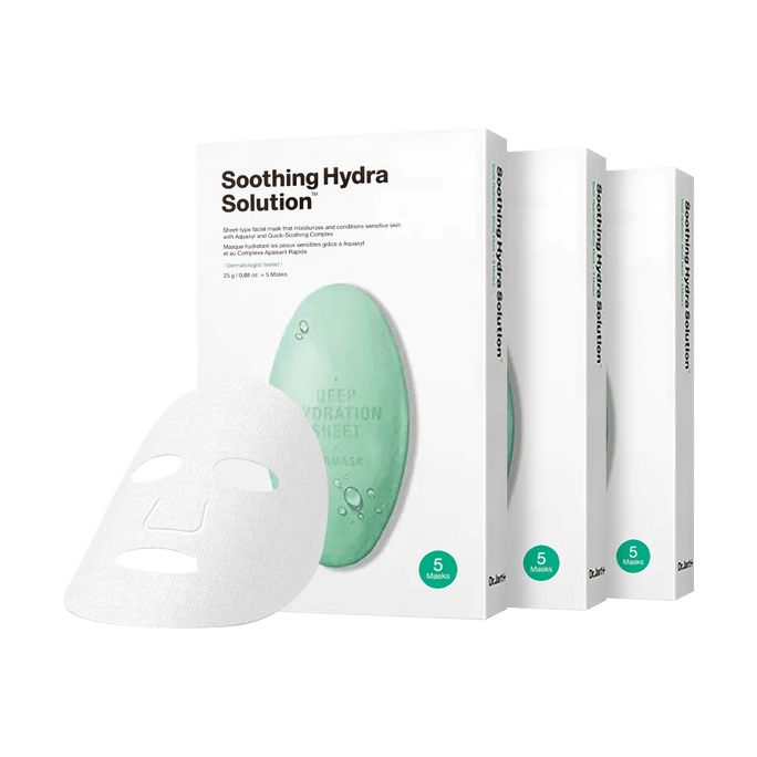Dermask Water Jet Soothing Hydra Solution Mask 5 Sheets 3 Packs