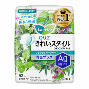 Laurier Kirei Style Deodorant Plus [62 pieces]