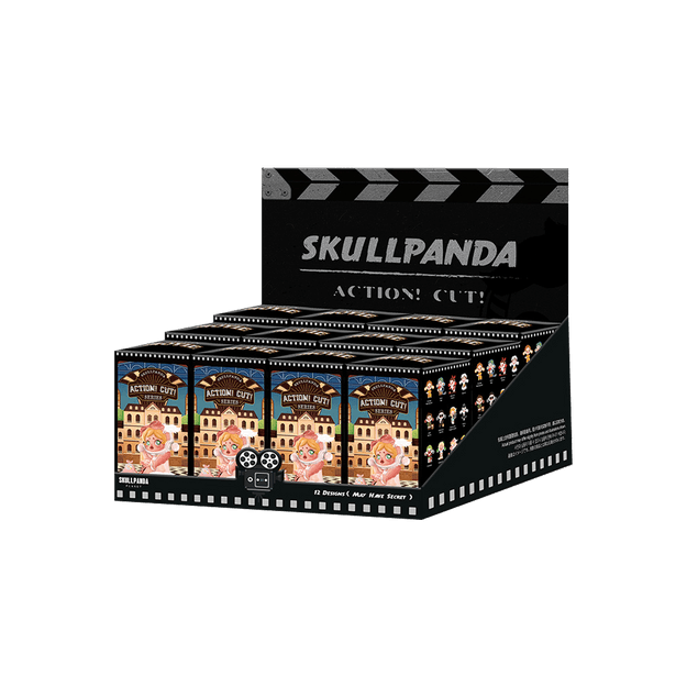 商品详情 - 泡泡玛特POP MART SKULLPANDA人生如戏系列盲盒手办 整盒含12个 - image  0