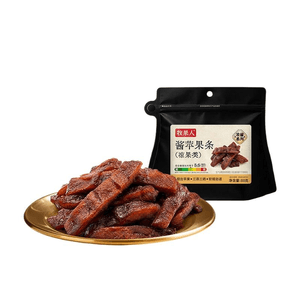 【中国直邮】 牧果人 无核果肉果干蜜饯酸甜解馋孕妇小零食 酱苹果条88g*1袋