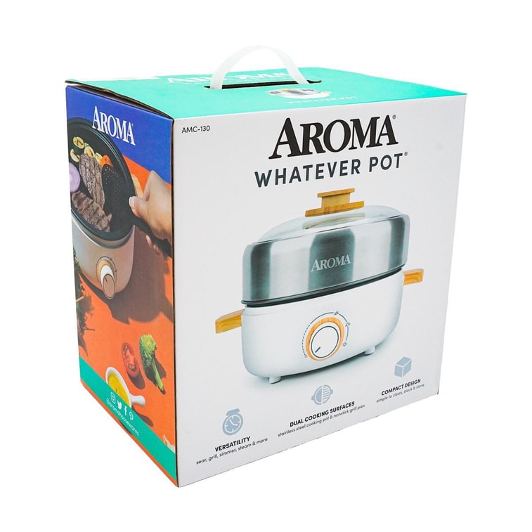 Aroma 高端火锅烤肉多功能料理锅 AMC-130 2.5L【全美超低价】【涮烤双全】 3