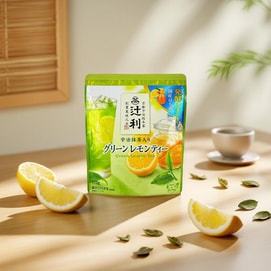 日本TSUJIRI辻利茶舖 宇治抹茶绿茶柠檬茶 170g