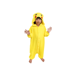Pikachu Kigurumi Halloween Costume Jumpsuit Pajamas Cosplay Kids 