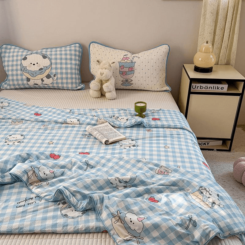 中国直送】Lullabuy Capi パートナー ジェリー サマーキルト 4点セット