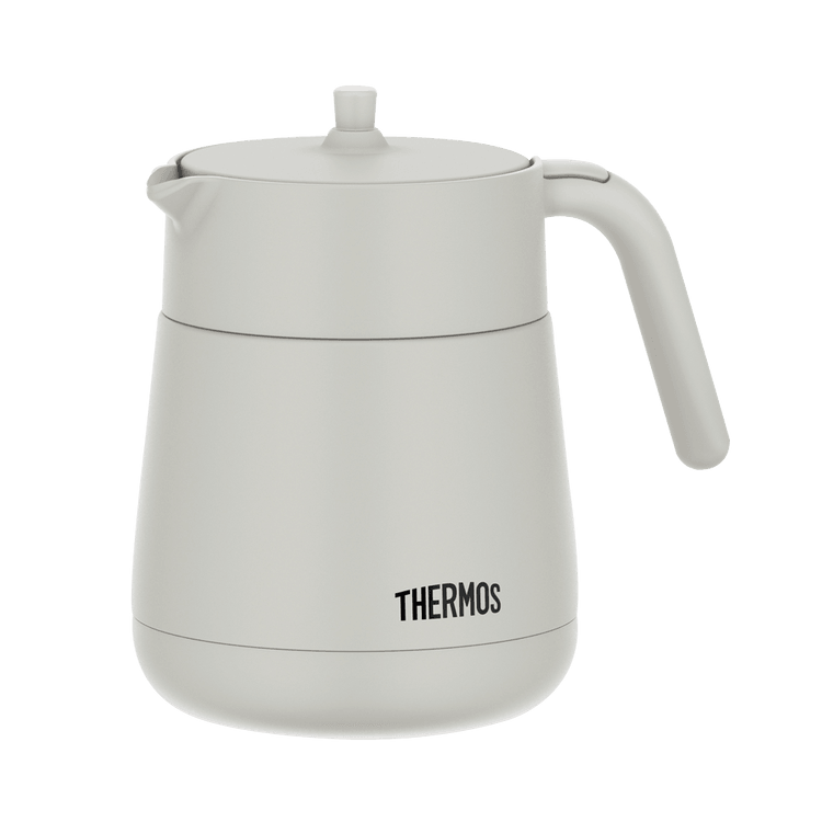 THERMOS 膳魔师||真空隔热茶壶||0.72L 灰色- 亚米