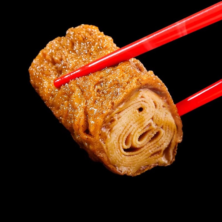 Spiced Tofu Rolls, Five-Spice Flavour, 250g Dried Tofu, Small Packet Soy Products Tofu Jerky Spicy & Hot Vegetarian Meat Tofu Rolls Snack Food 3