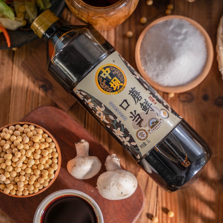 Mushroom Soy Sauce Premium 0 Additives Brewed Reduced Salt Fresh Mushroom Flavor Household Seasoning 1L 3
