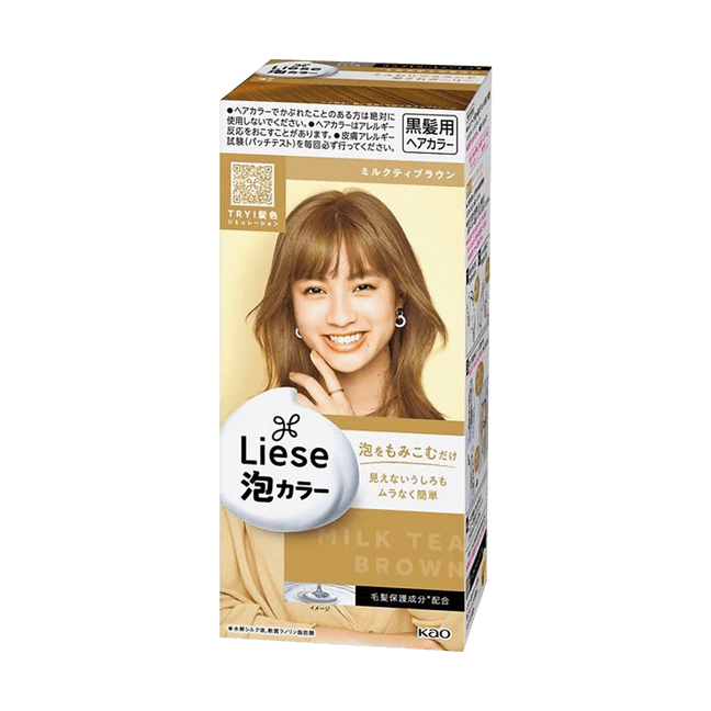 LIESE PRETTIA Bubble Hair Dye #Milk Tea Brown 1Set