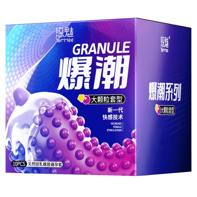 Textured Condom Passion Spiked HA Ultra-thin, 10pcs