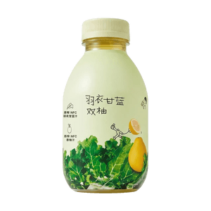 喜茶 羽衣甘蓝双柚 植物果蔬汁 350ml【5种果蔬成分 富含膳食纤维】【可以喝的液体沙拉】