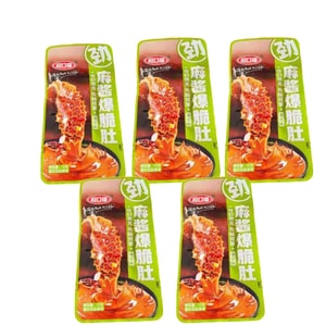 관커우부 참깨소스 맛 곤약 스낵, 후난 스타일, 15g x 5팩