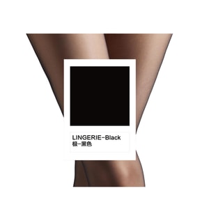 【中国直送】ランジェリー「エクストリーム」クラウドサテンシームレス極薄ストッキング春夏新作3D-Mサイズ-ミッドウエストシームレスクロッチ-155cm~175cm ブラック 1足