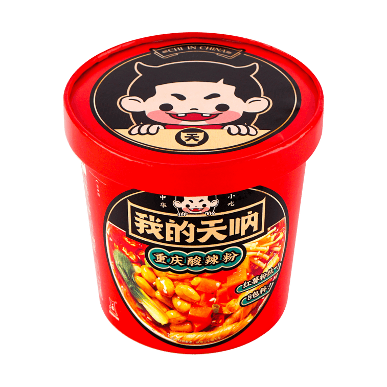 【抖音小红书爆款】我的天呐 酸辣粉 即食米线 135g 10