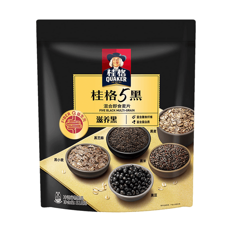 ☆オートミール☆ QUAKER 5種類の穀物入りインスタントオートミール、20.49オンス - Yami