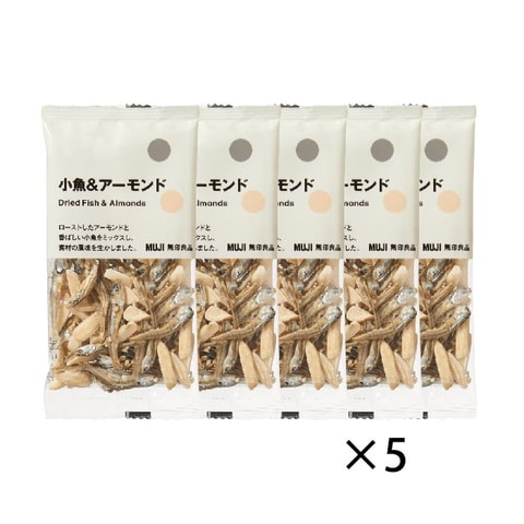 dried fish and almonds 14g*5 bags【Great Value Package】 - Yami.com