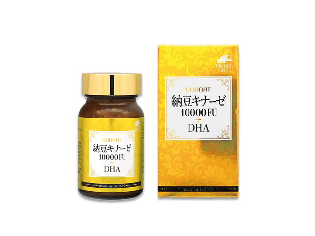 UNIMAT 納豆キナーゼ 10000FU + DHA 60粒