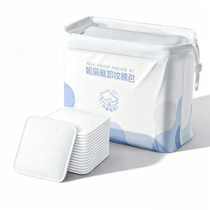 妮丽雅 卸妆棉 净棉S2纯棉夹层脸部用眼唇卸妆棉专用化妆棉卸妆巾 1包120片