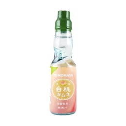 Tomomasu Wht Peach Hakuto Ramune 6.76 fl oz