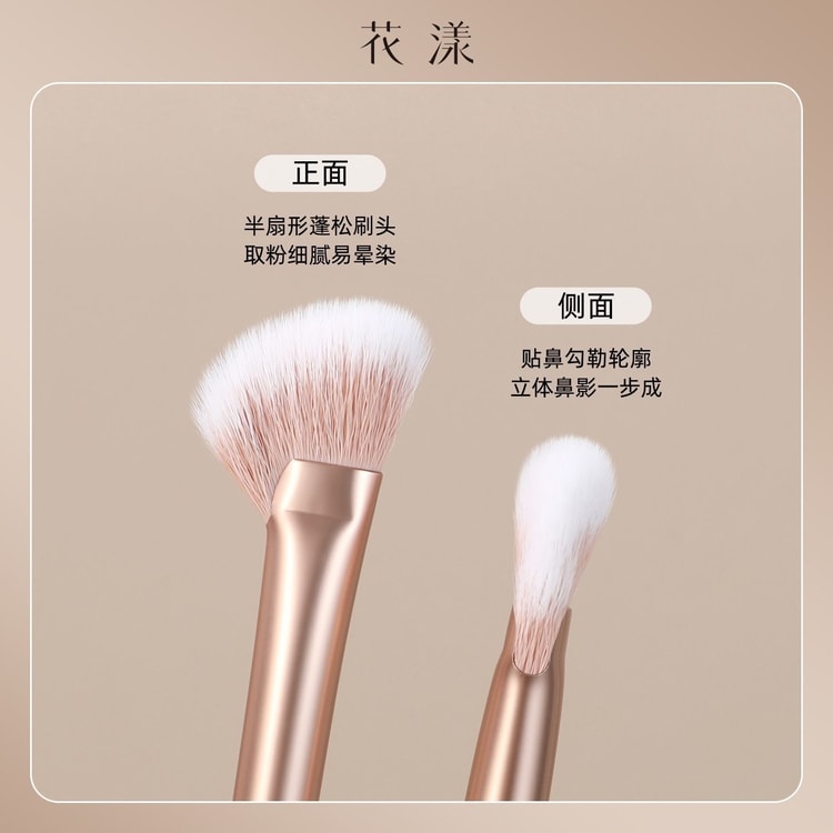 中国からの直送】花柄ピンクメイクブラシセット、高品質本物ブラシ