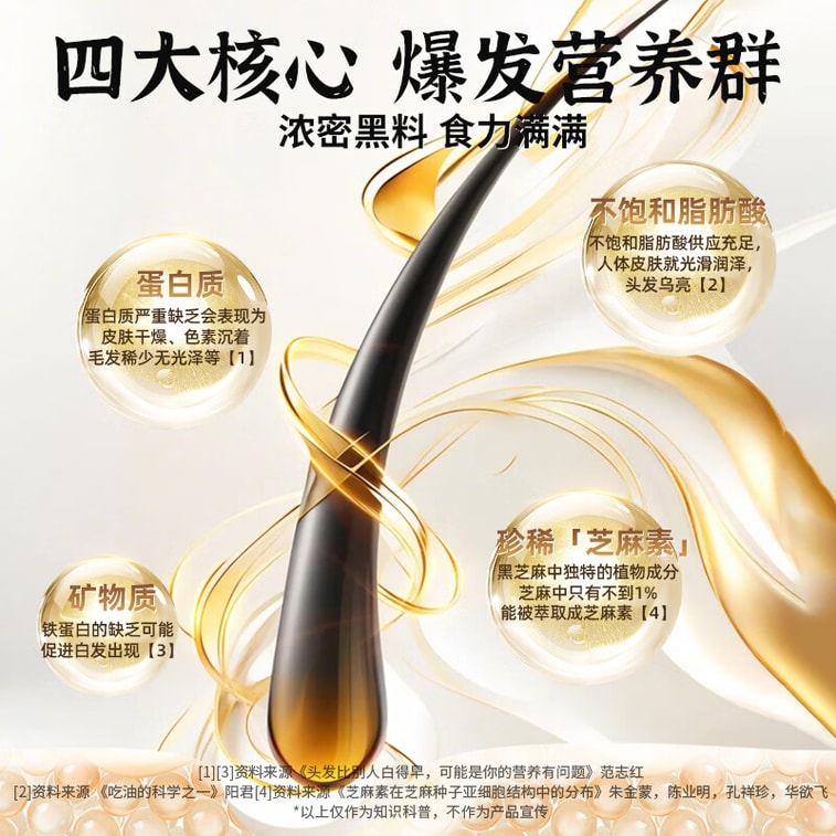 【中国直邮】 老金磨方 无糖轻脂黑芝麻丸 72克 5