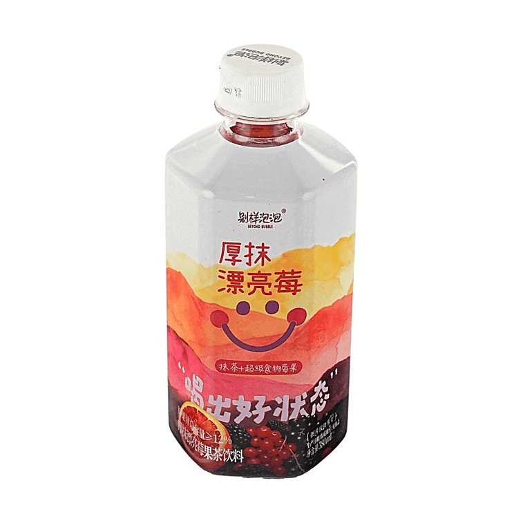 Rich Matcha Berry Drink 12.85 fl oz【Matcha + Superfood Berries】【Contains Nicotinamide】【High Dietary Fiber】 4
