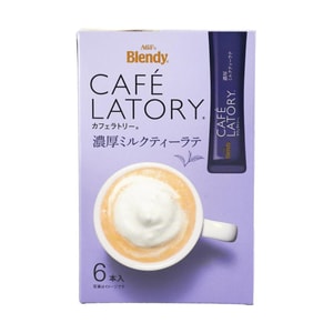 Blendy Cafe Latory Milk Tea Latte 6pcs 2.3 oz