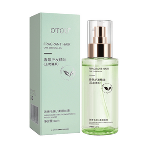Perfumed Hair Oil 120ml Long-lasting Fragrance Dry Repair Anti-frizz Smooth Lustrous - Yulong Green Tea 1Pc