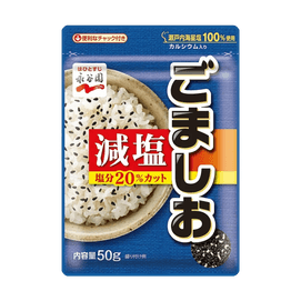 日本NAGATANIEN永谷园 减盐芝麻盐拌饭料 米饭香松 50g【100%使用濑户内海盐】【减少25%盐】【适合搭配米饭、饭团、寿司或煎蛋】