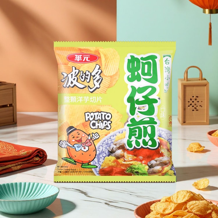 HUAYUAN ポテトチップス蚵仔煎味59.5g - Yami